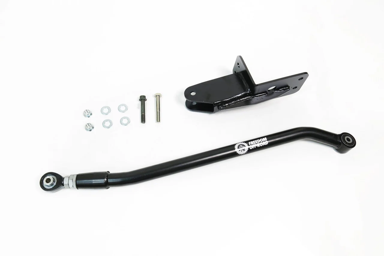 Freedom Offroad Track Bar Jeep Cherokee (84-01) 2-4.5"/ 4-6.5" Lift w/ Bracket - Front