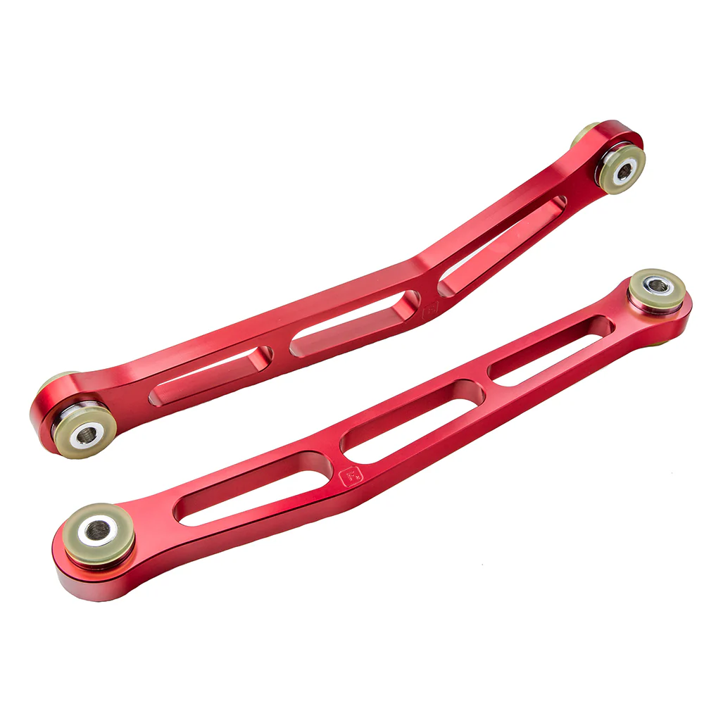 Function & Form Lower Control Arms Honda Accord CD LCA (94-97) - Red/ Black/ Silver
