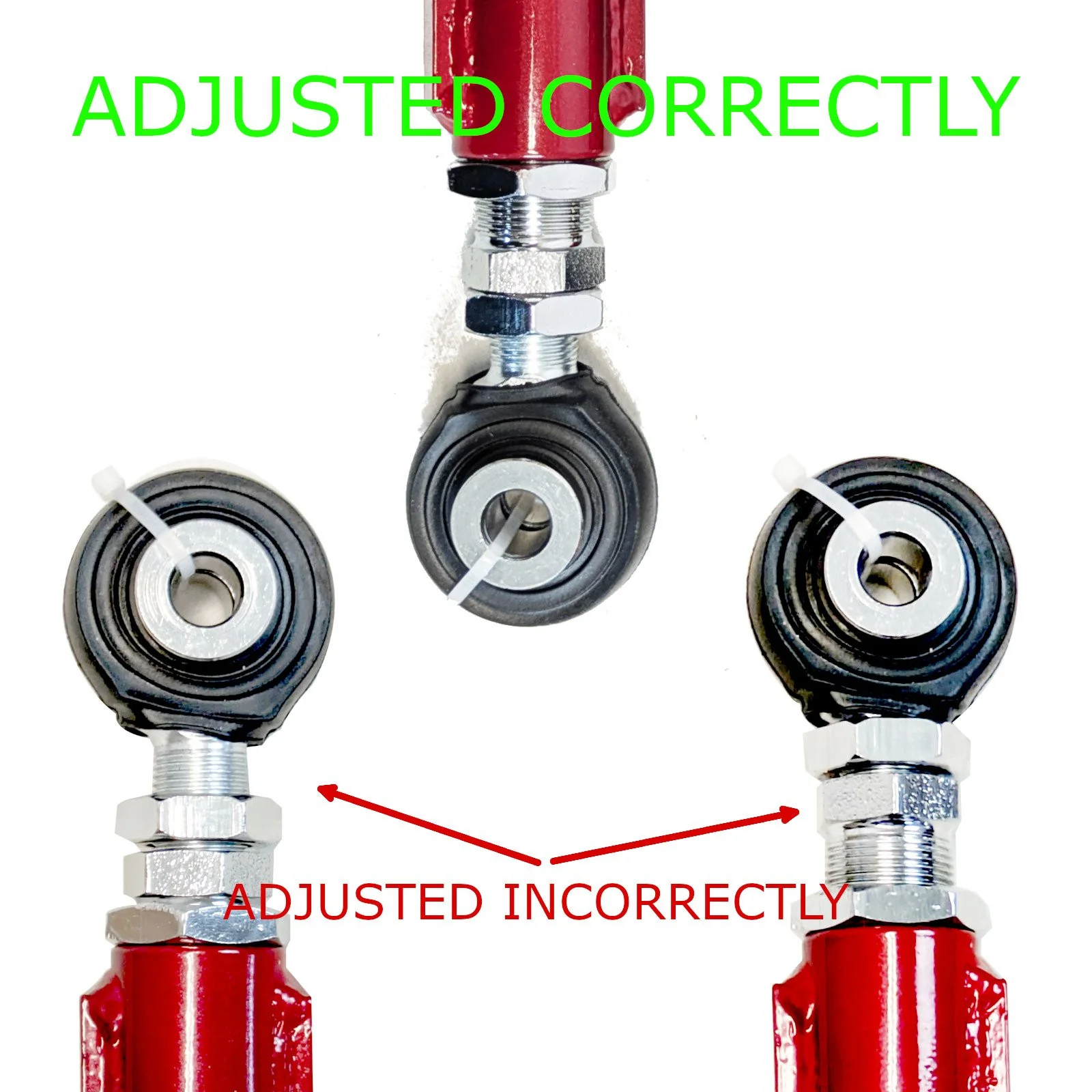 Godspeed Camber Arms Mercedes S-Class 4Matic AWD Coupe / Convertible / Sedan (14-21) Rear Upper w/ Spherical Bearings - Image 5