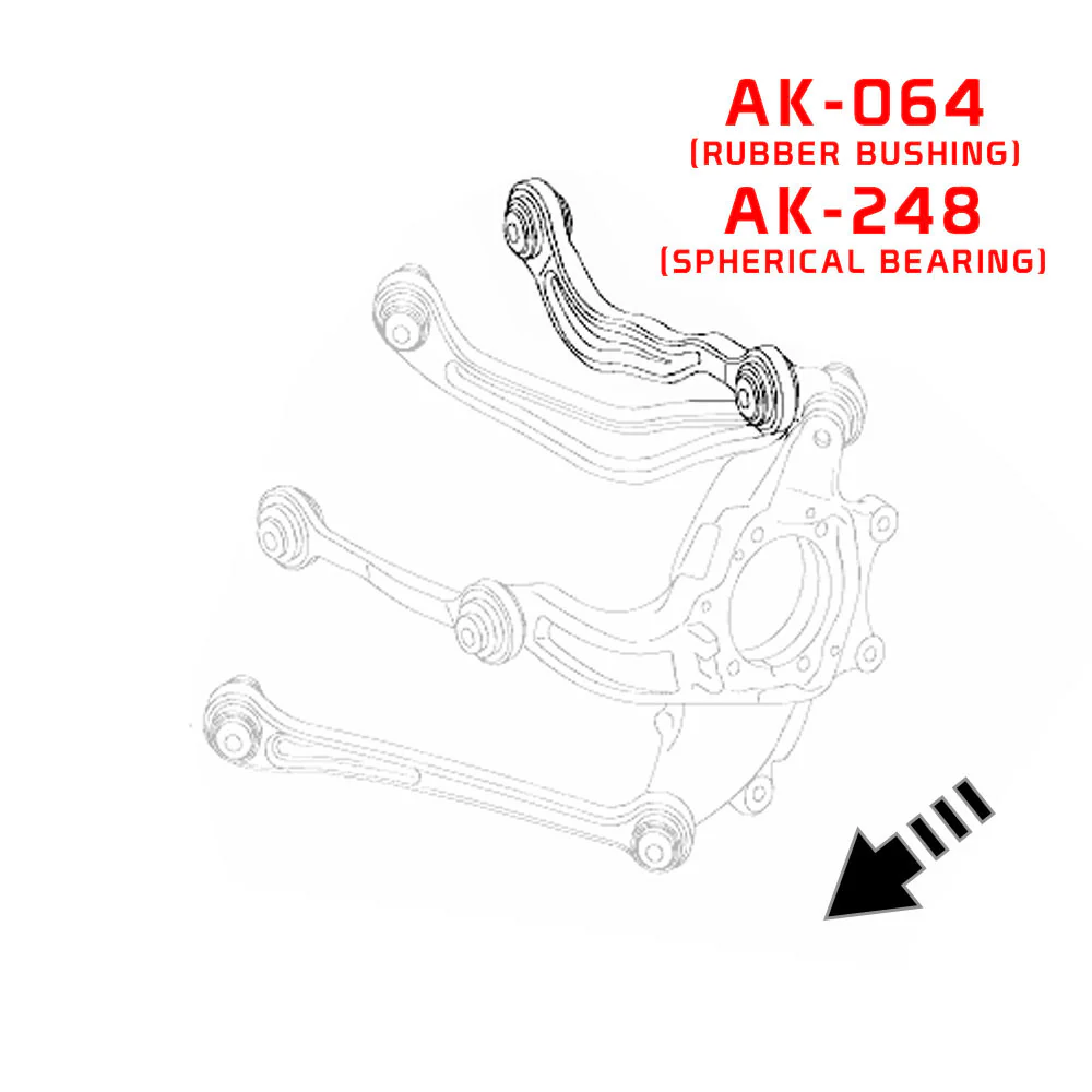 Godspeed Camber Arms Mercedes S-Class 4Matic AWD Coupe / Convertible / Sedan (14-21) Rear Upper w/ Spherical Bearings - Image 7