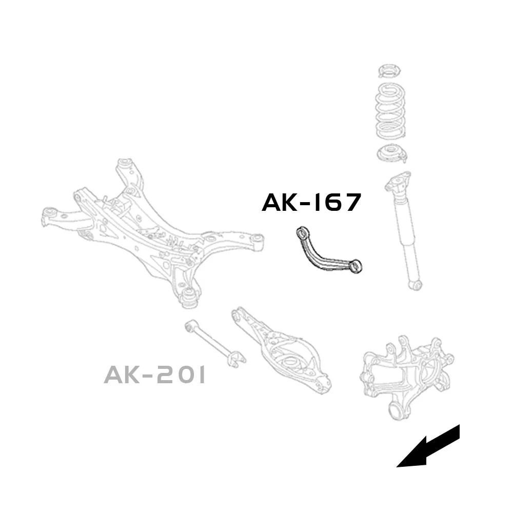 Godspeed Camber Kit Mazda 6 (2014-2024) Rear Arms with Spherical Bearings - Pair AK-167 - Image 4