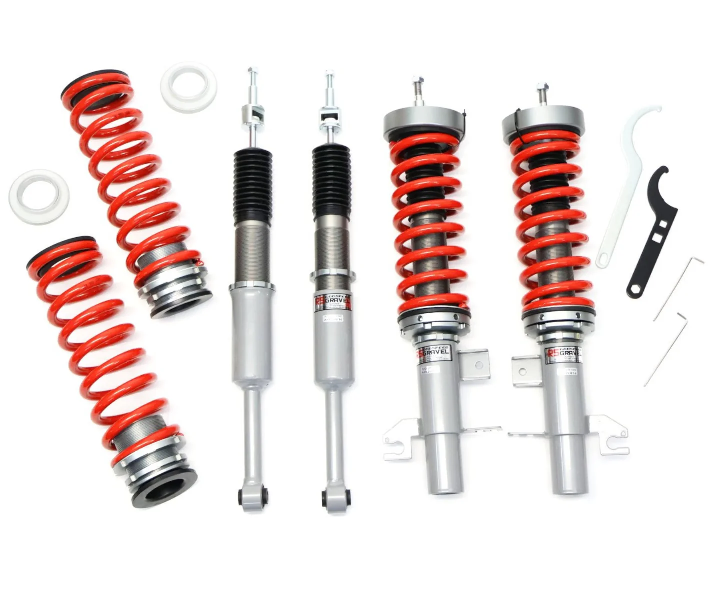 Godspeed Gravel Coilovers for Jeep Cherokee KL (2014-2023) Lift Kit - Mono-GR 32 Way Adjustable
