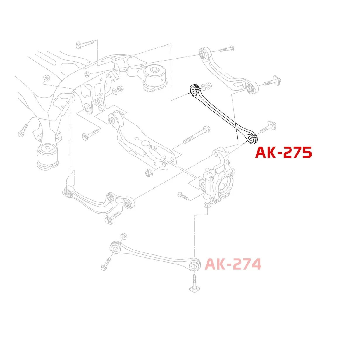 Godspeed Lateral Arms Audi Q7 4M (2017-2024) Rear Toe Arms - Pair - Image 7