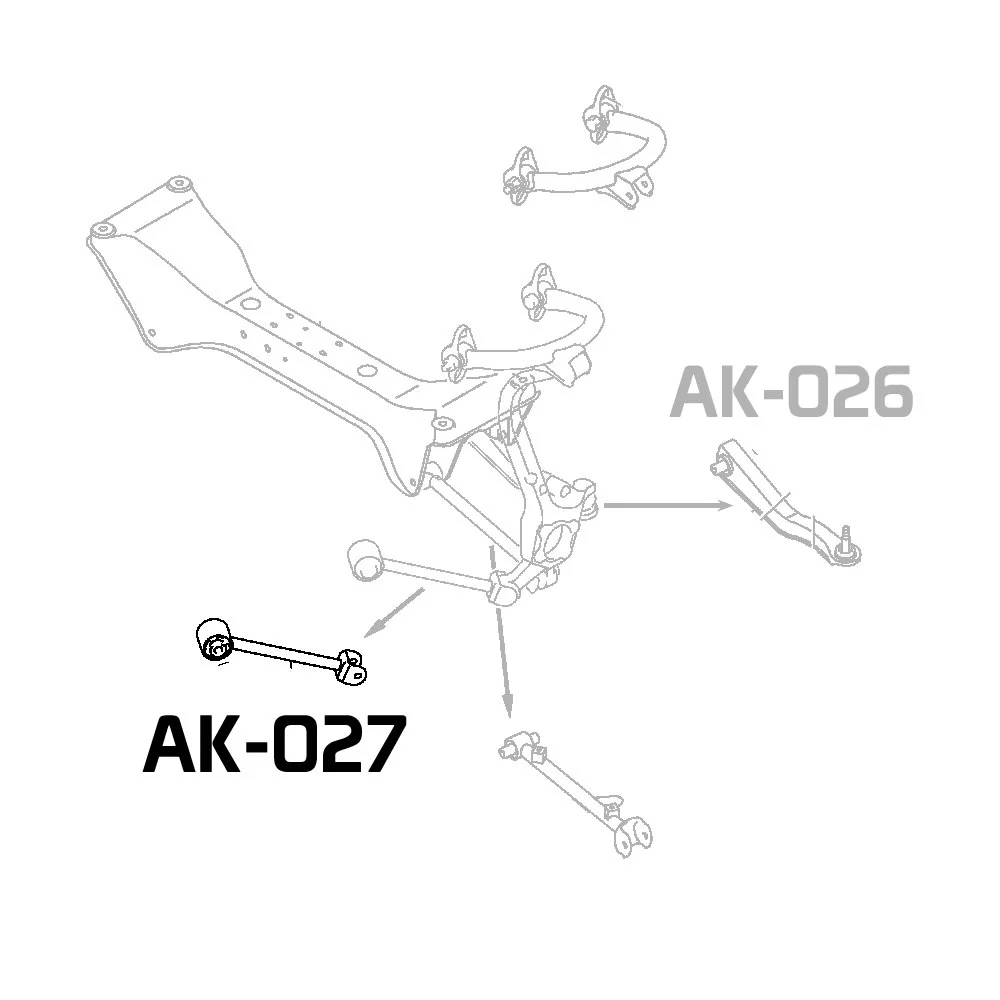 Godspeed Trailing Arms Mitsubishi Eclipse 2G/3G (1995-2003) Rear Adjustable Camber Kit - Image 5