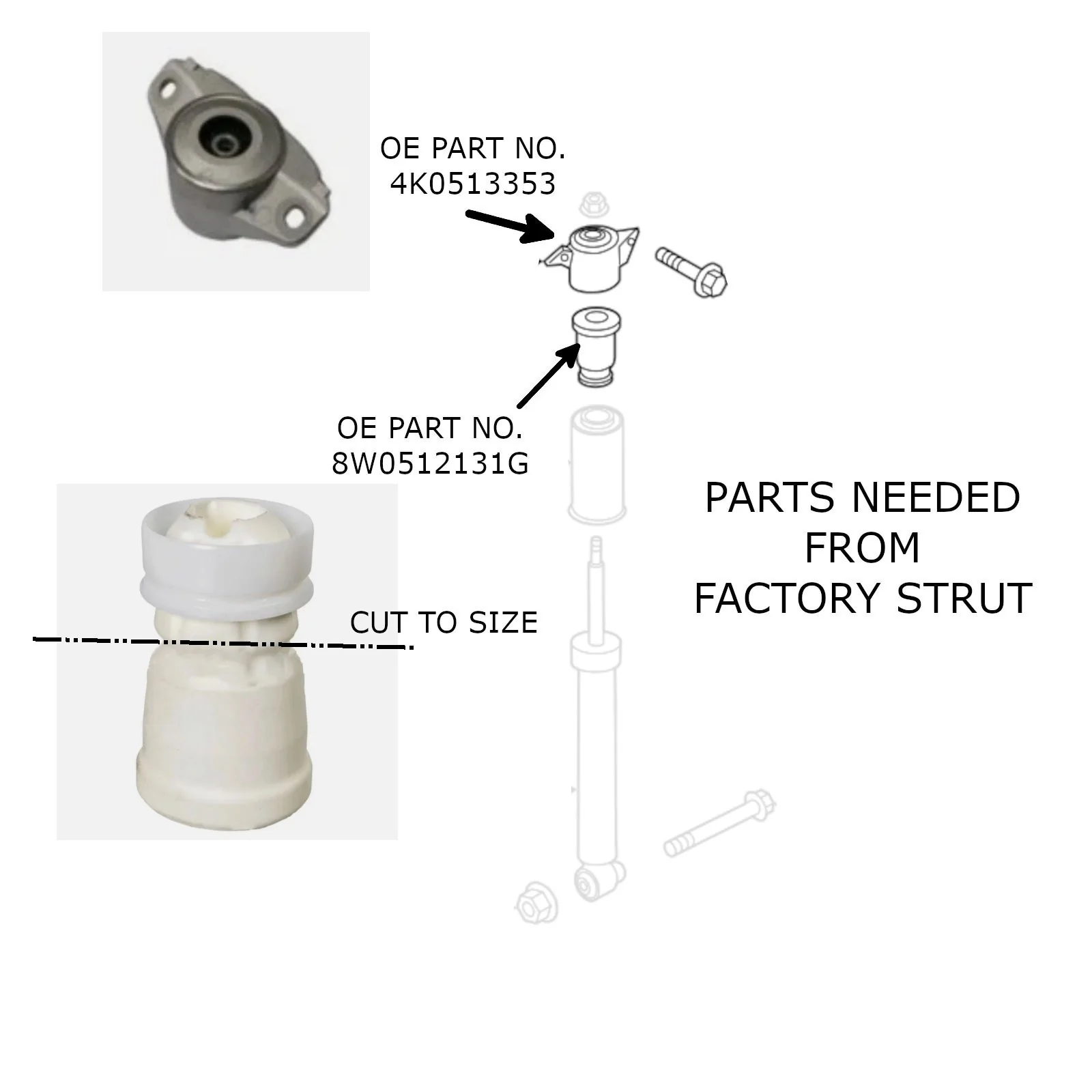 Godspeed MAXX Coilovers for Audi A7 (2019-2025) Inverted Race - 48mm or 53mm FLM - Image 6