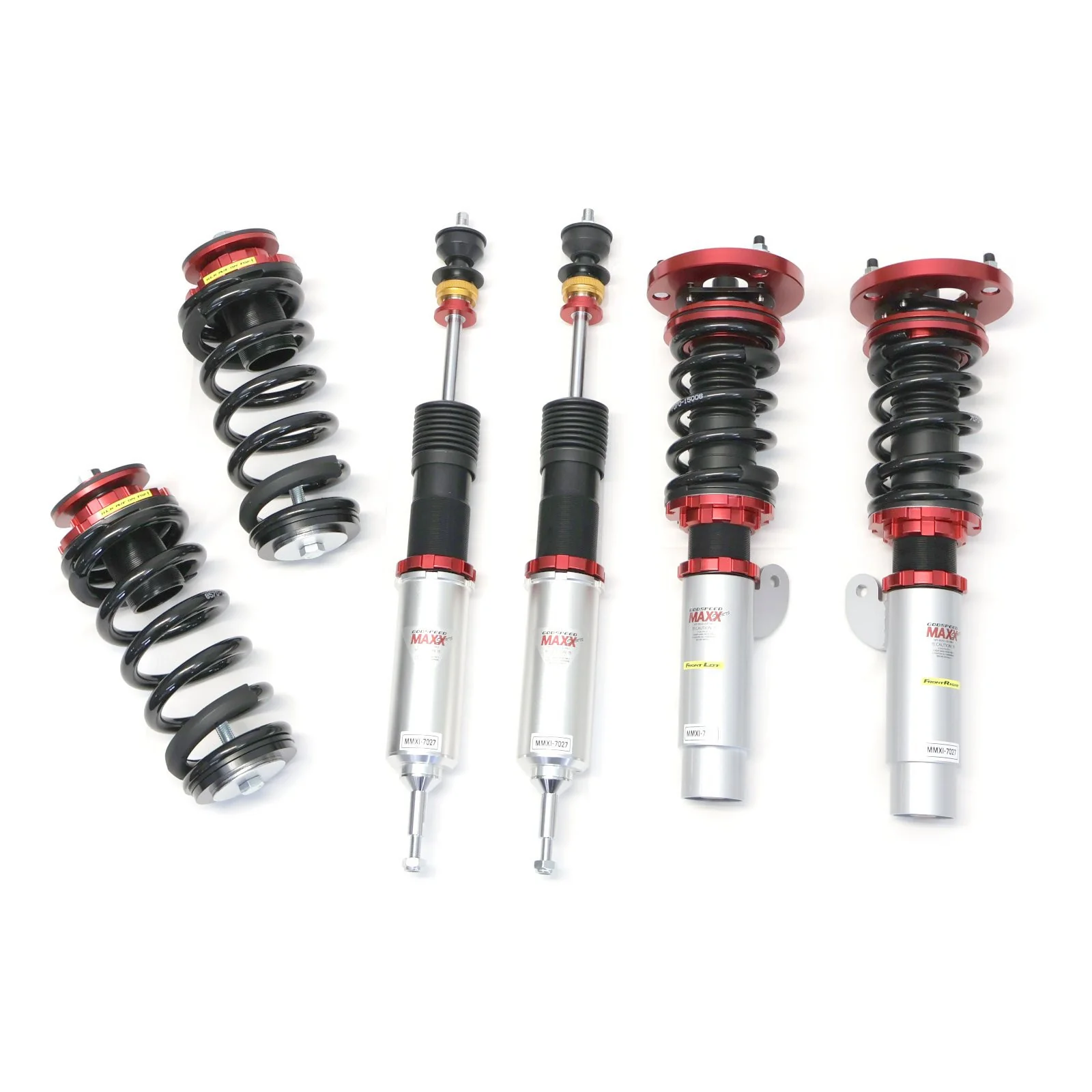 Godspeed MAXX Coilovers BMW E82 E88 RWD 128i / 135i (2008-2013) 53 mm FLM 20 Way Adjustable Dampening