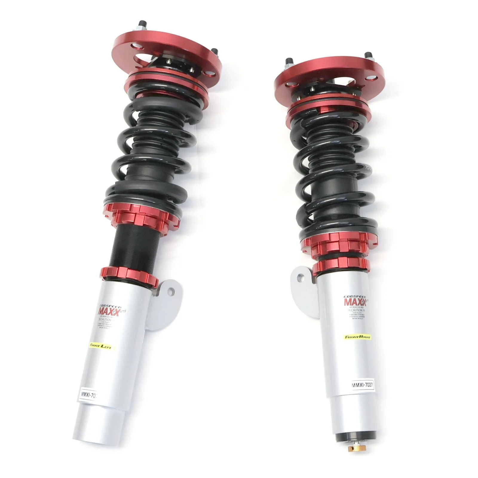 Godspeed MAXX Coilovers BMW E82 E88 RWD 128i / 135i (2008-2013) 53 mm FLM 20 Way Adjustable Dampening - Image 2