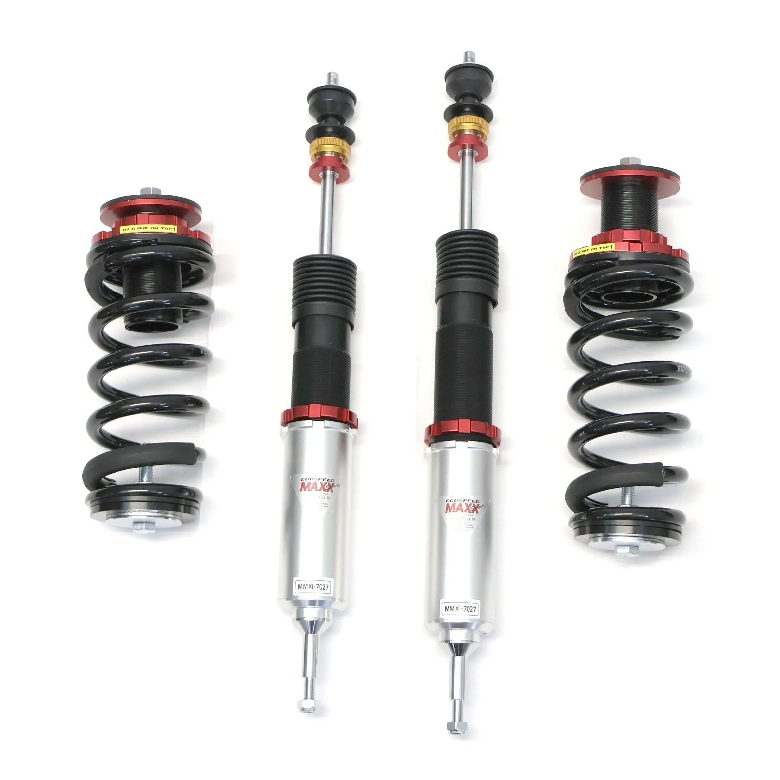 Godspeed MAXX Coilovers BMW E82 E88 RWD 128i / 135i (2008-2013) 53 mm FLM 20 Way Adjustable Dampening - Image 4