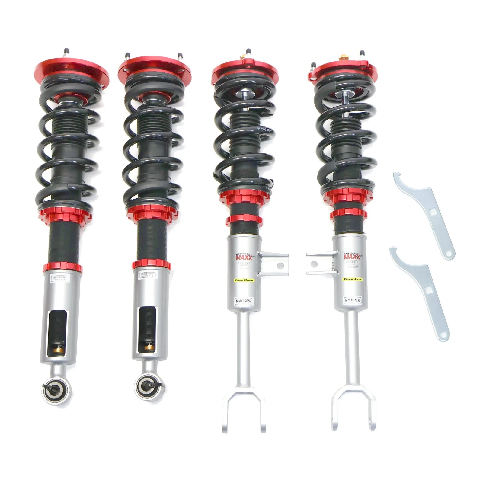 Godspeed MAXX Coilovers BMW G30 530i 540i (17-23) 530e (17-22) M550i xDrive / M5 (18-23) 40 Way Adjustable