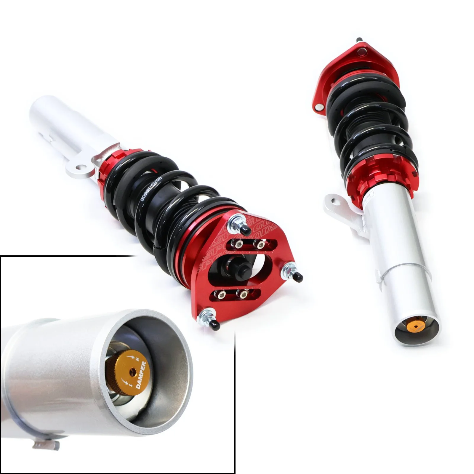 Godspeed MAXX Sports Coilovers for VW Beetle (2012-2019) Inverted Race w/ Front Camber Plates - Image 3