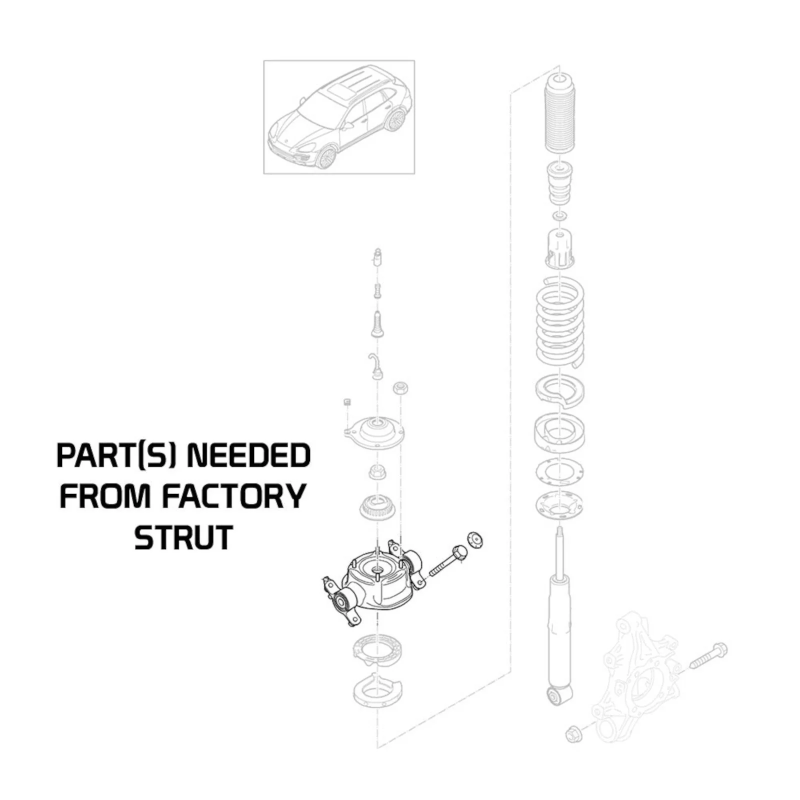 Godspeed MonoRS Coilovers VW Touareg 7L (2012-2017) 32 Way Adjustable - Image 6