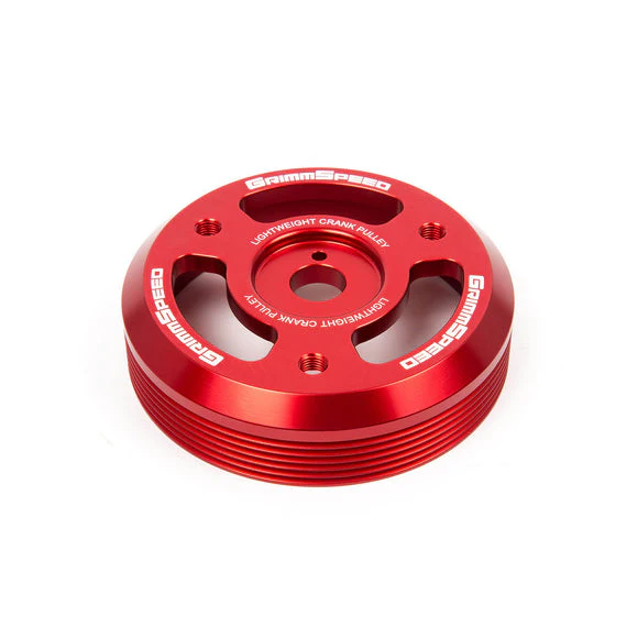 GrimmSpeed Crank Pulley Subaru BRZ (2013-2021) Lightweight - Black or Red - Image 5