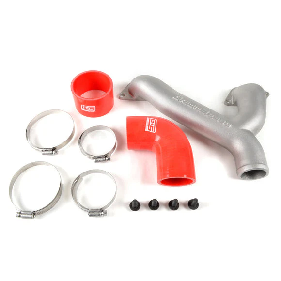 GrimmSpeed Intercooler Aluminum Y-Pipe Kit for Subaru Forester XT (2004-2008) Top Mount Black or Red - Image 2