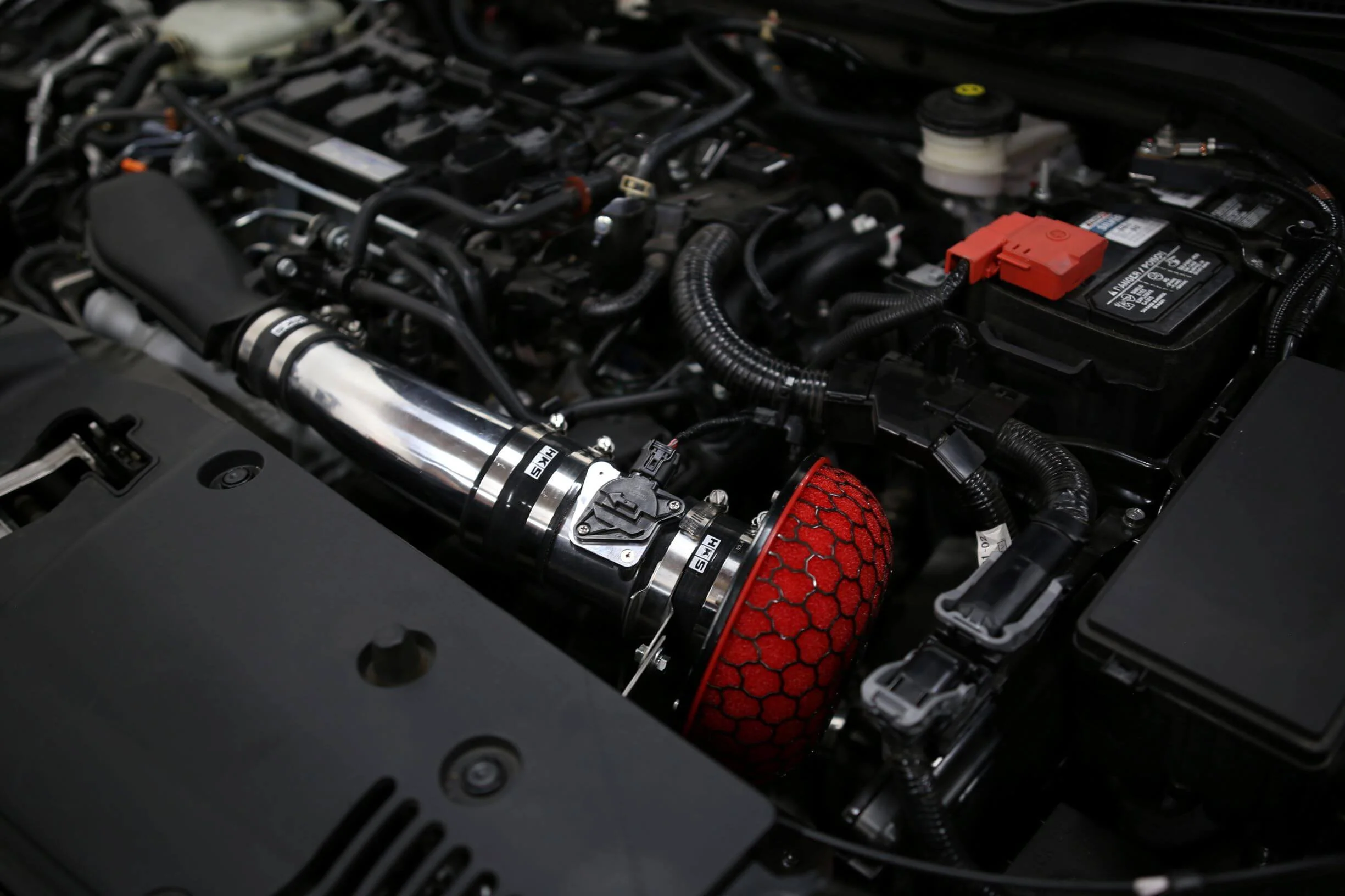 HKS Air Filter Honda Civic Si Coupe / Sedan (2017-2020) Racing Suction - 70020-KH101 - Image 2