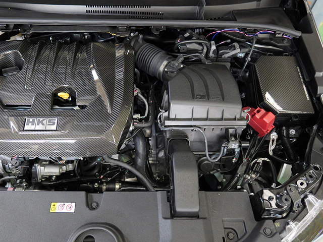 HKS Carbon Engine Bay Dress-Up Kit Toyota GR Corolla (2023-2025) Engine & Fuse Box Cover
