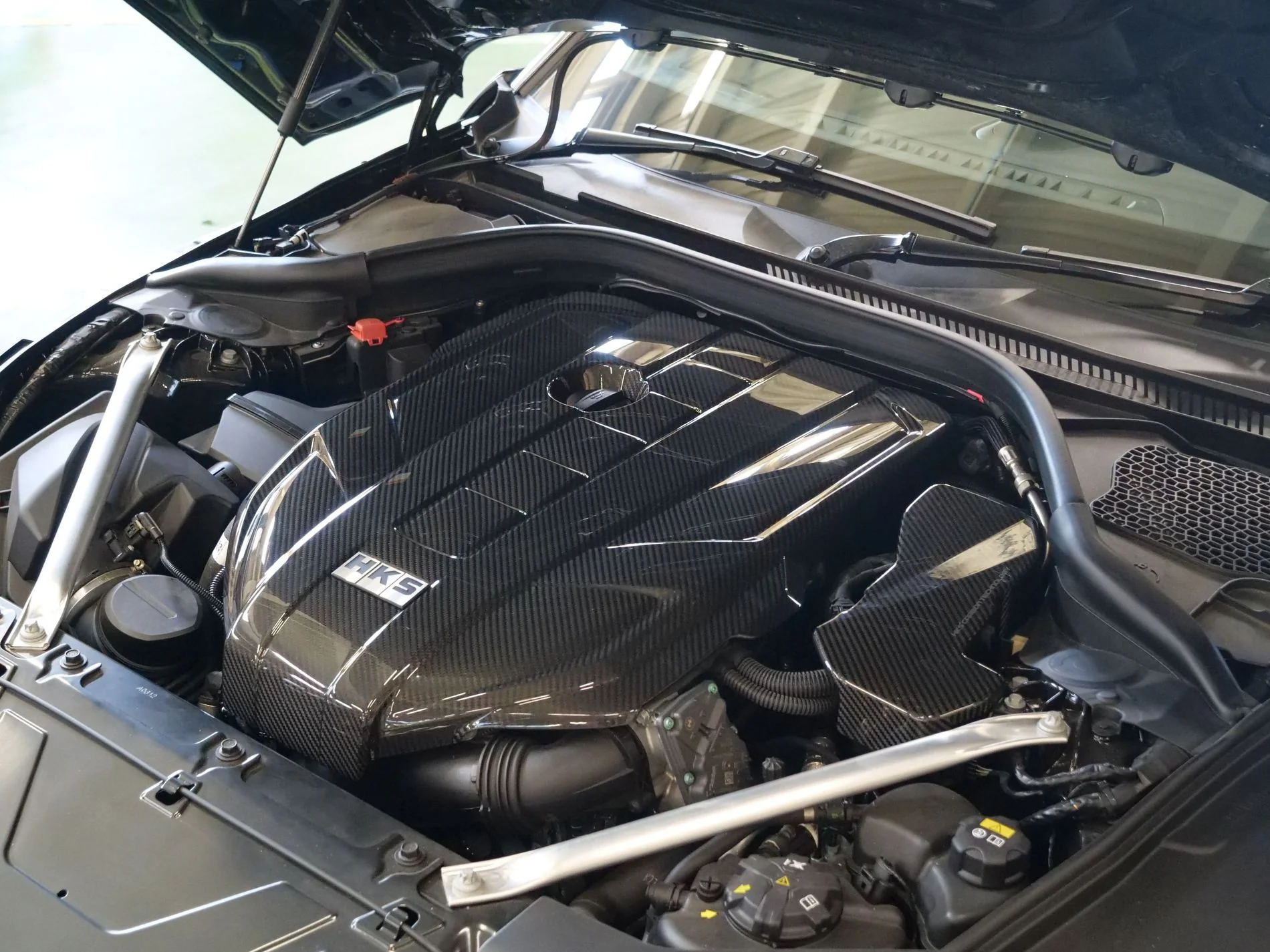 HKS Carbon Engine Bay Dress-Up Kit Toyota GR Supra A90/A91 (20-25) Engine & ECU Covers