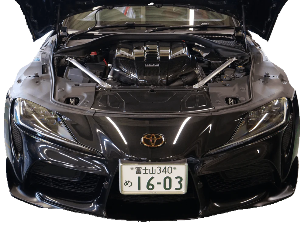 HKS Carbon Engine Bay Dress-Up Kit Toyota GR Supra A90/A91 (20-25) Engine & ECU Covers - Image 4