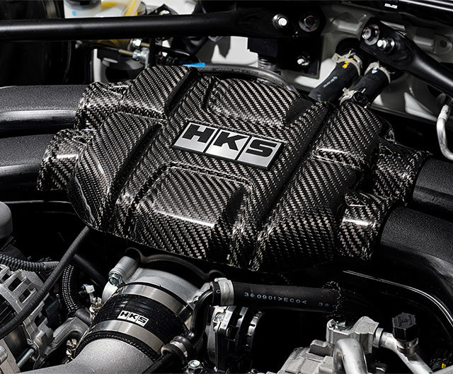 HKS Carbon Engine Bay Dress-Up Kit Scion FR-S Toyota 86 & GR86 Subaru BRZ (13-25) Engine & Fuse Box Cover - Image 2