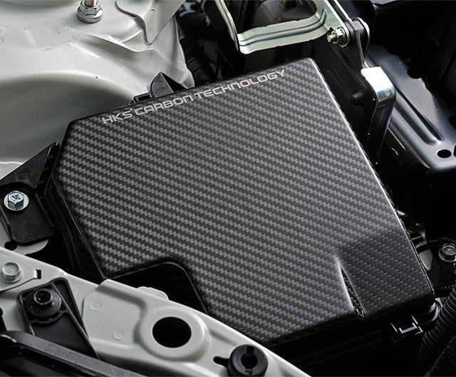 HKS Carbon Engine Bay Dress-Up Kit Scion FR-S Toyota 86 & GR86 Subaru BRZ (13-25) Engine & Fuse Box Cover - Image 8