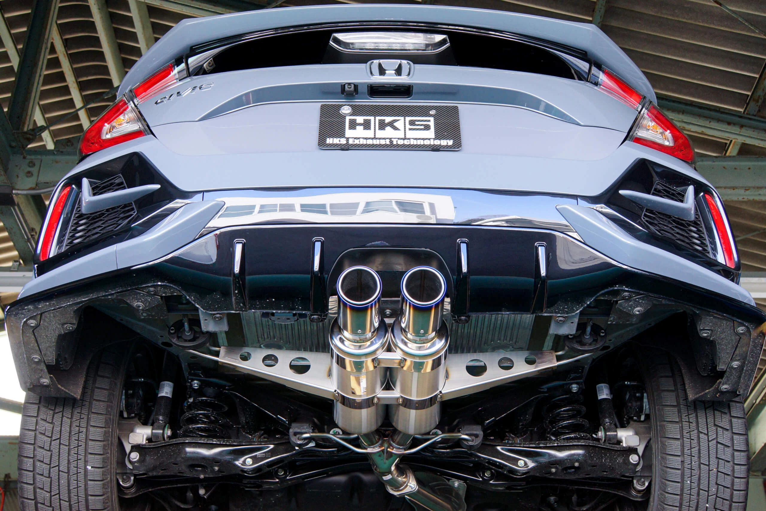 HKS Exhaust Honda Civic Hatchback (2017-2021) Hi-Power Spec L II Catback - 31019-AH108 - Image 5