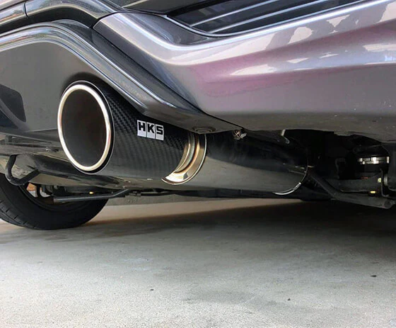 HKS Exhaust Honda Fit Sport (14-20) Hi Power Catback w/ Carbon Tip - 32016-KH001 - Image 2