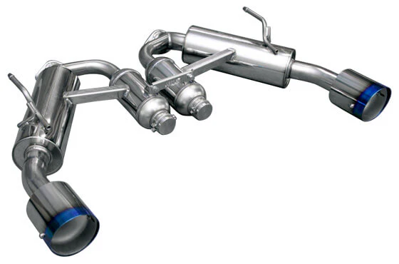 HKS Exhaust Infiniti Q50 (14-23) Full Dual Hi Power w/ Burnt Blue Tips - Axleback or Catback