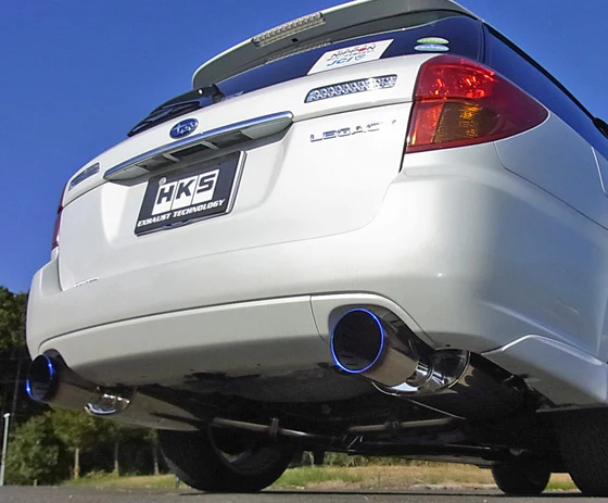 HKS Exhaust Subaru Legacy BP5 (2003-2009) Super Turbo Catback - 31029-AF003 - Image 2