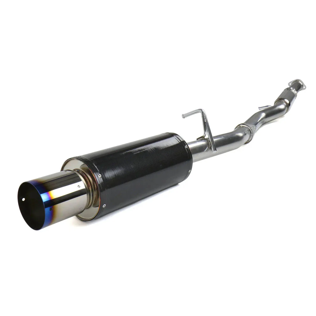 HKS Exhaust Subaru WRX (02-07) WRX STI (04-07) Hi Power Carbon Titanium Catback - 3112-EX005