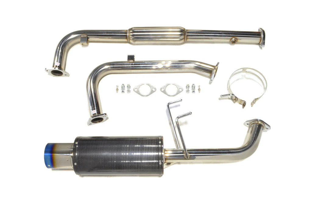 HKS Exhaust Toyota Supra MKIV (93-98) Hi Power Carbon Titanium or Stainless Steel Catback - Image 2