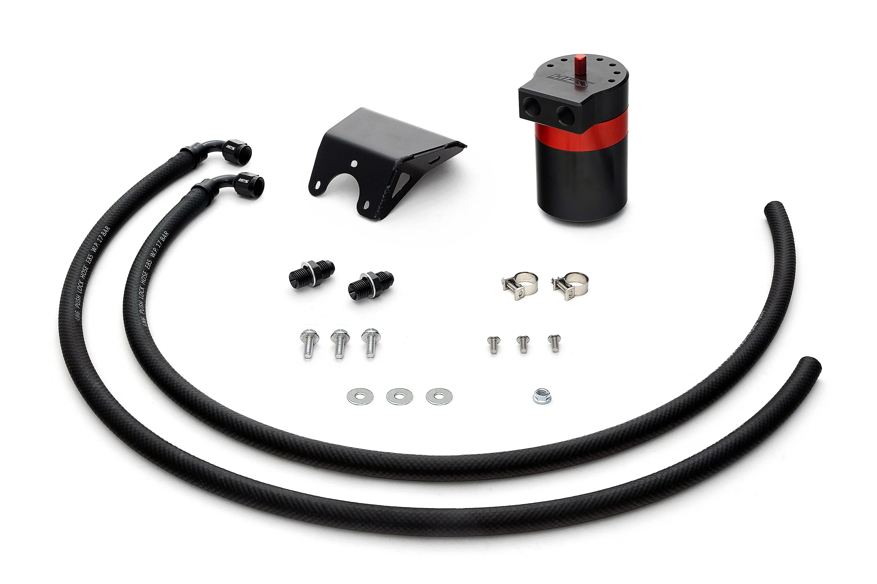 HPS Performance Aluminum Oil Catch Can Subaru Outback 2.5L Non Turbo (2015-2019) 860-006 - Image 2
