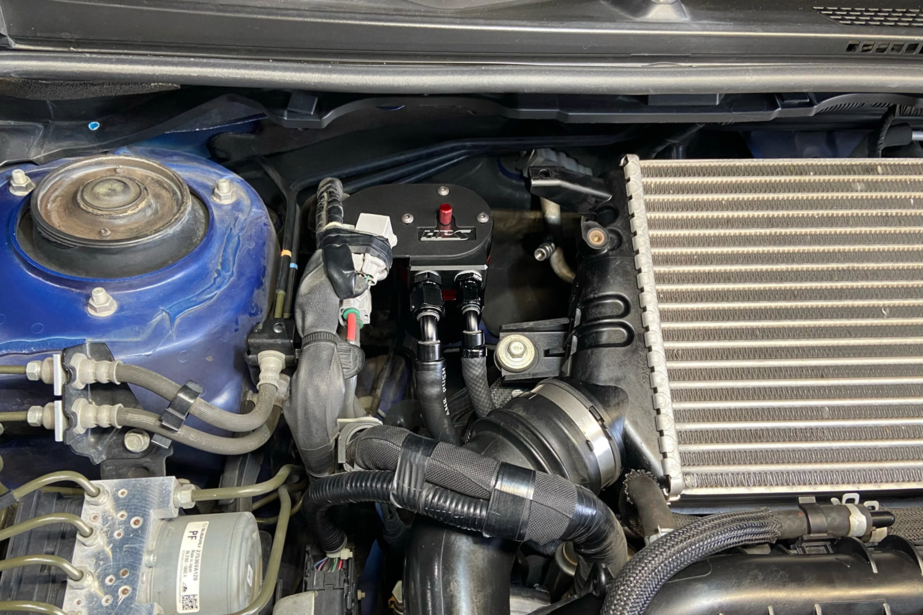 HPS Performance Aluminum Oil Catch Can Subaru WRX 2.0L Turbo VA FA20F (2015-2024) 860-007 - Image 8