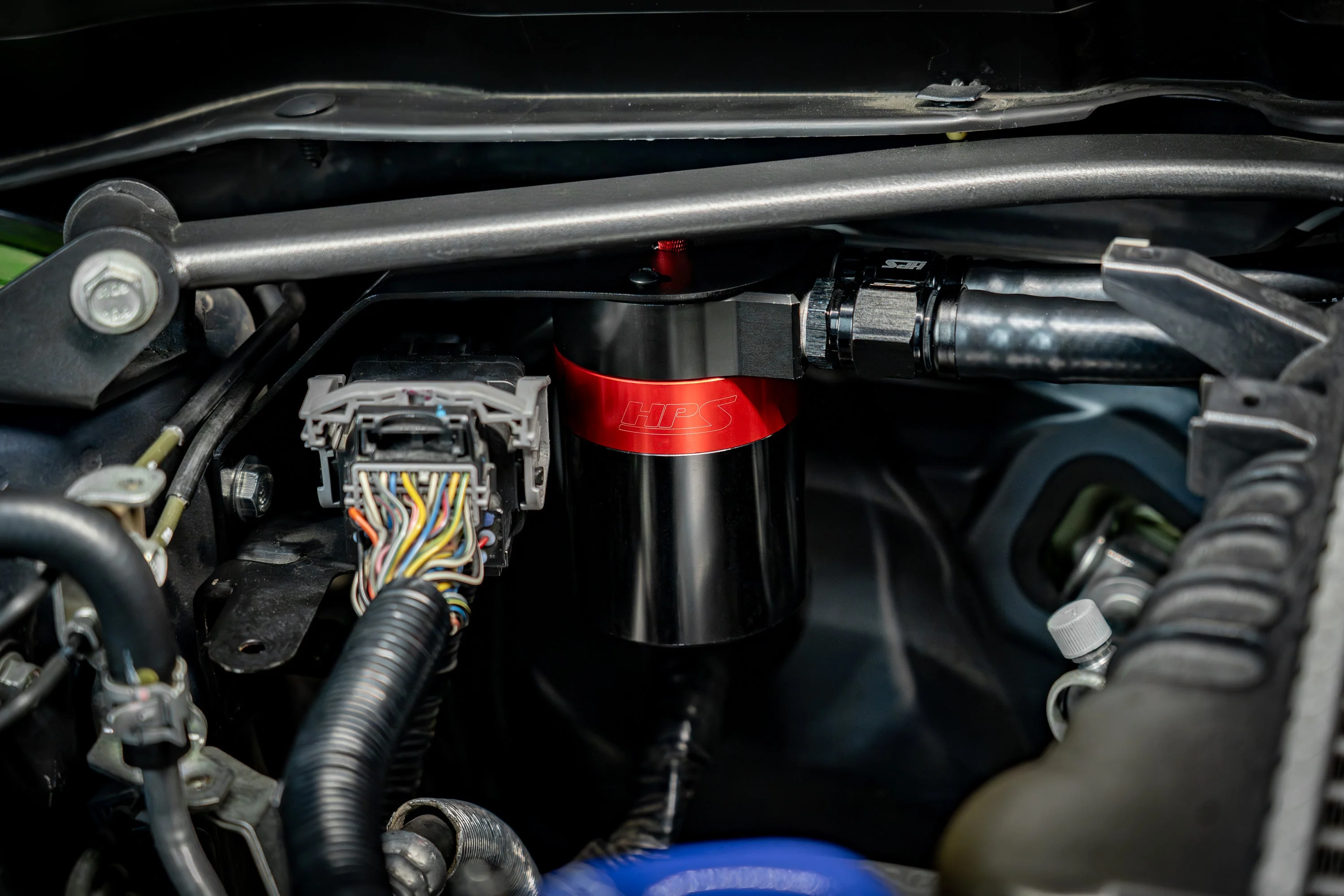 HPS Performance Aluminum Oil Catch Can Subaru Impreza 2.5 GT 2.5L Turbo (2009-2010) 860-004 - Image 8