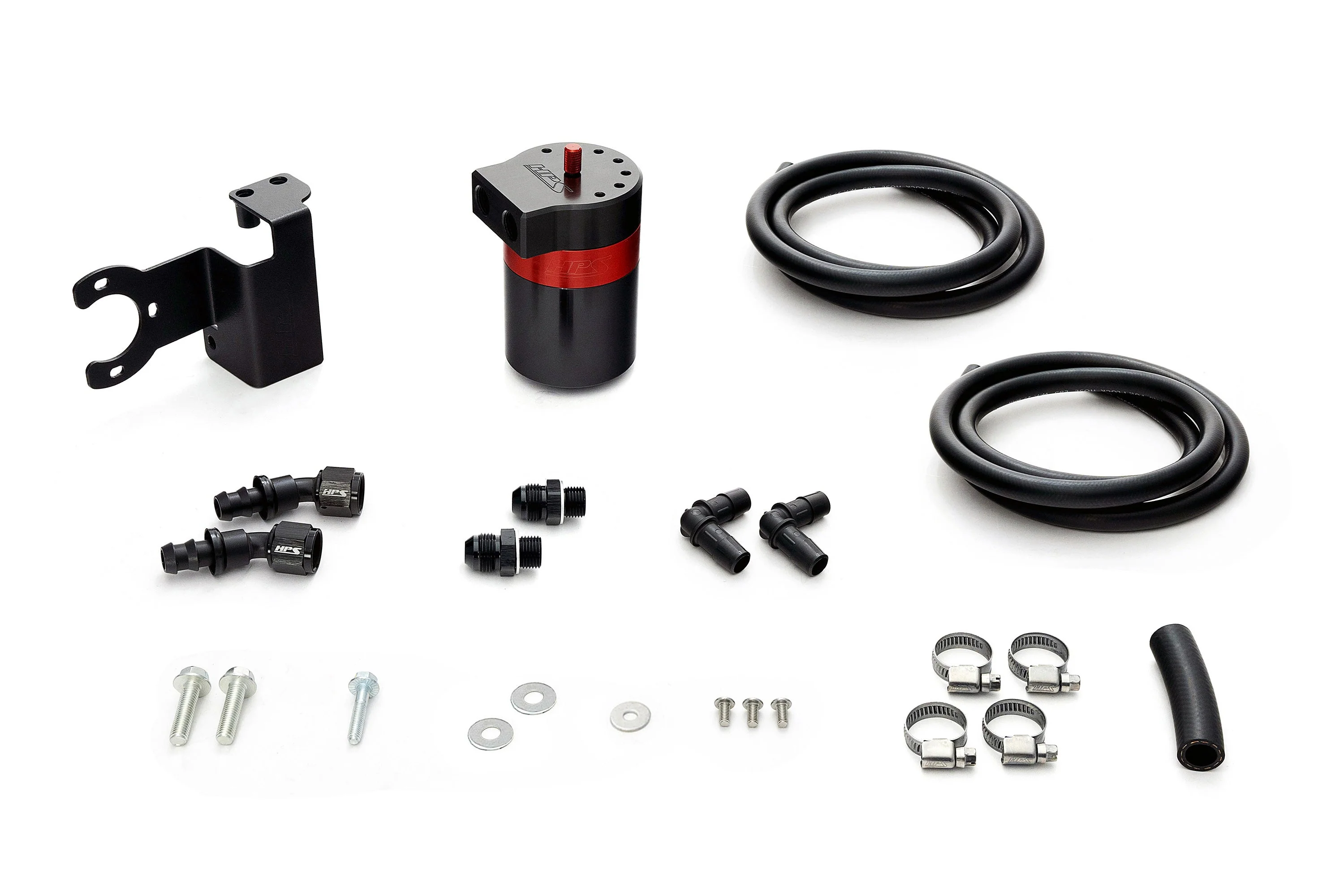 HPS Aluminum Oil Catch Can for Toyota Tundra 3.4L V6 Twin Turbo (2022-2026) 860-003
