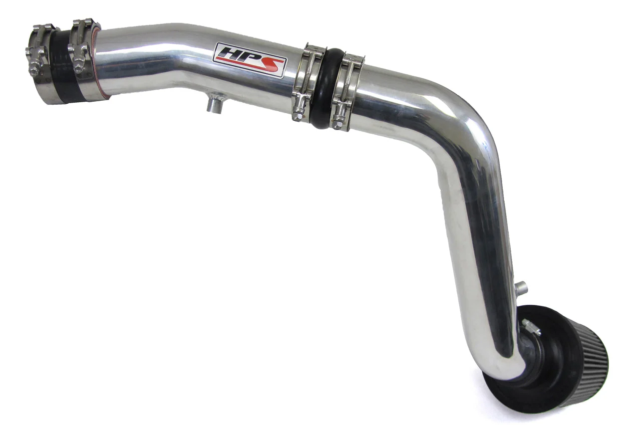 HPS Performance Cold Air Intake Acura TL Type-S 3.5L V6 (2007-2008) [Converts to Shortram] Black / Polished / Black / Red - Image 2