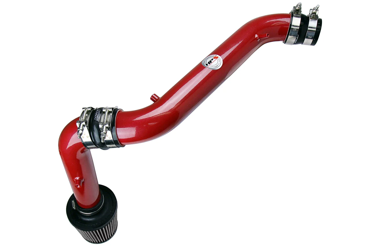 HPS Performance Cold Air Intake Honda Accord 2.3L (1998-2002) [Converts to Shortram] Black / Polished / Red - Image 3