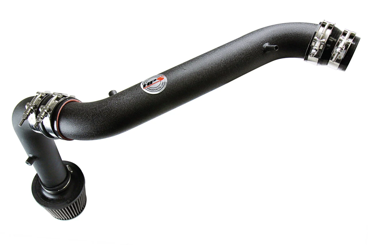 HPS Performance Cold Air Intake Honda Accord 2.3L (1998-2002) [Converts to Shortram] Black / Polished / Red - Image 4