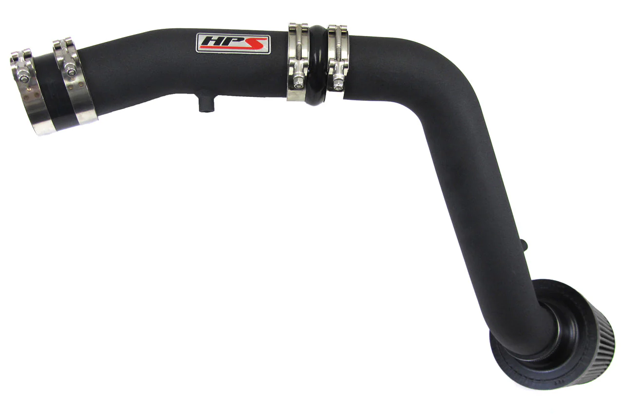 HPS Performance Cold Air Intake Honda Accord 3.0L V6 (2003-2007) [Converts to Shortram] Black / Polished / Black / Red - Image 4