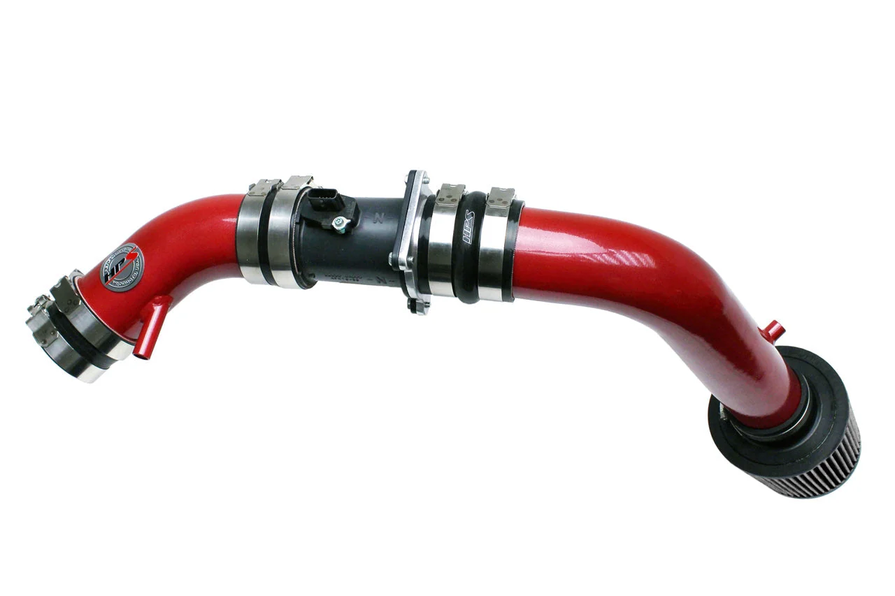 HPS Performance Cold Air Intake Nissan Altima 2.5L 4Cyl (2002-2006) [Converts to Shortram] Black / Polished / Black / Red - Image 3