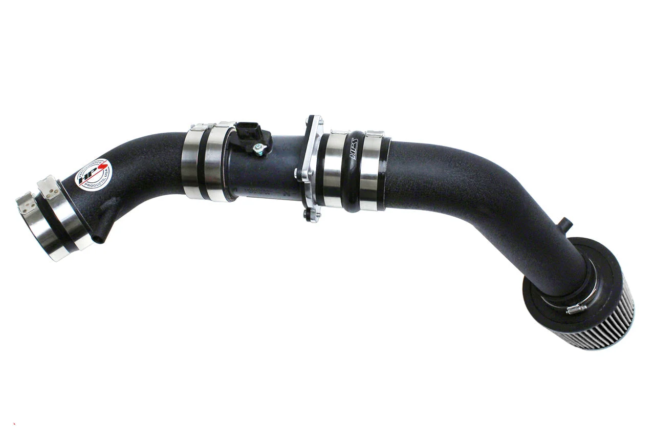 HPS Performance Cold Air Intake Nissan Altima 2.5L 4Cyl (2002-2006) [Converts to Shortram] Black / Polished / Black / Red - Image 4