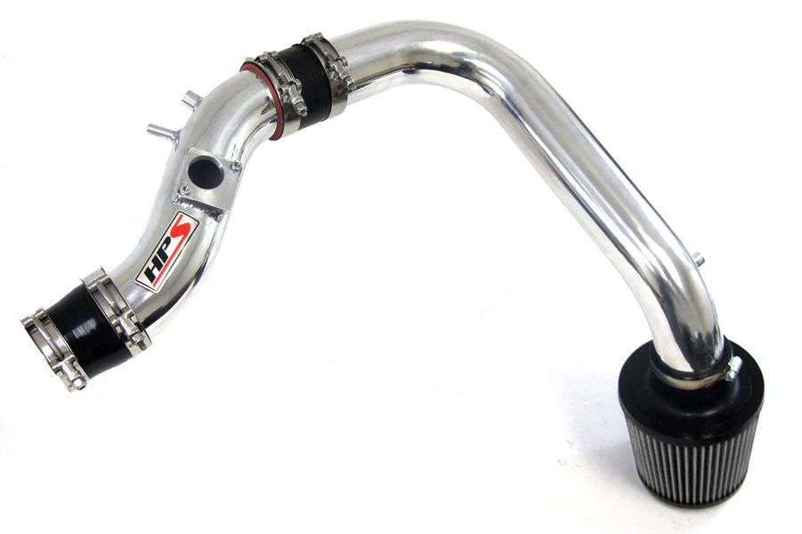 HPS Performance Cold Air Intake Pontiac Vibe 1.8L (2003-2004) [Converts to Shortram] Black / Polished / Black / Red - Image 2
