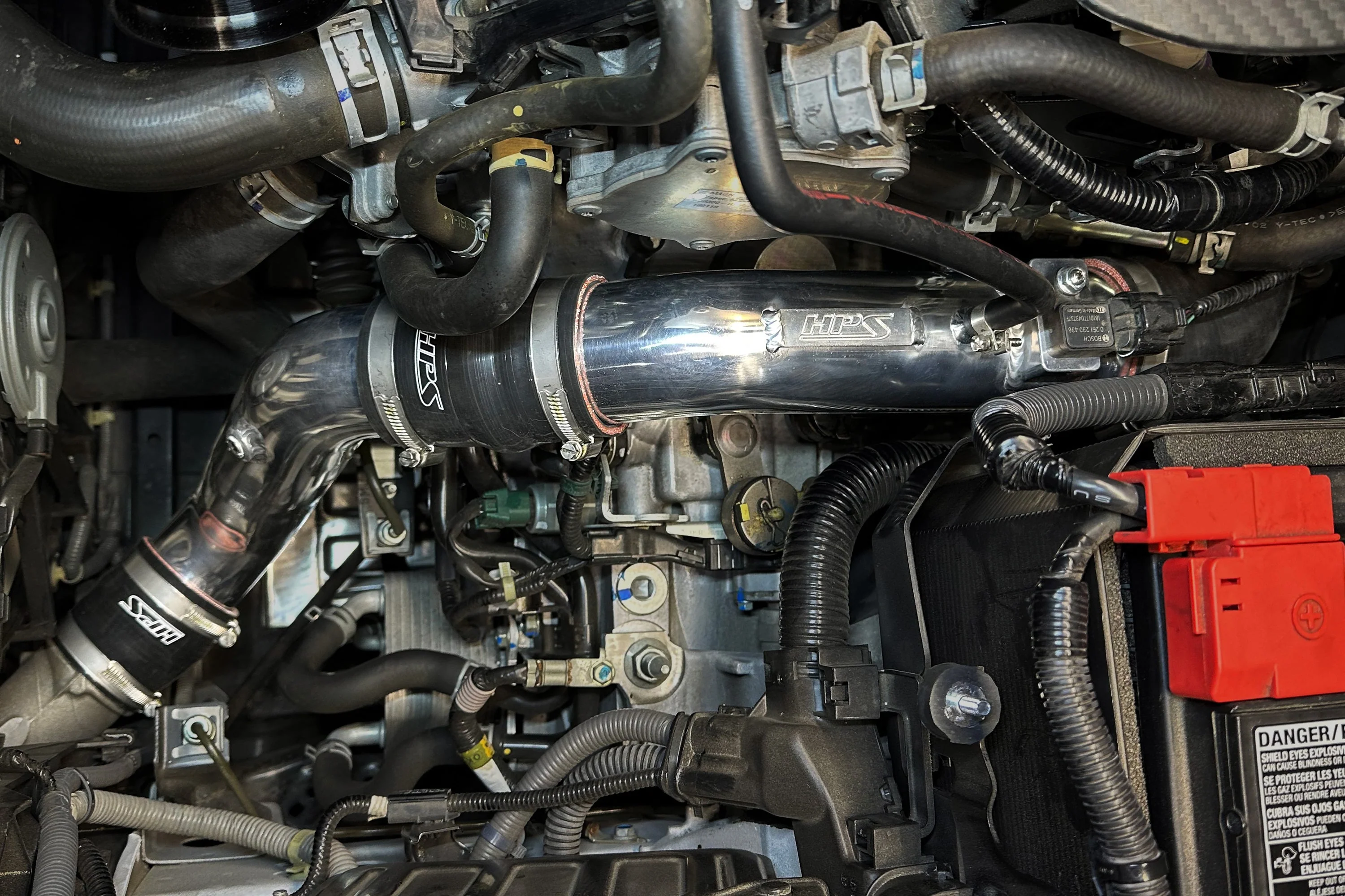HPS Performance Intercooler Charge Pipe Honda Civic Type R 2.0L Turbo FL5 (23-24) [Cold and Hot Side] Polished or Black - Image 5
