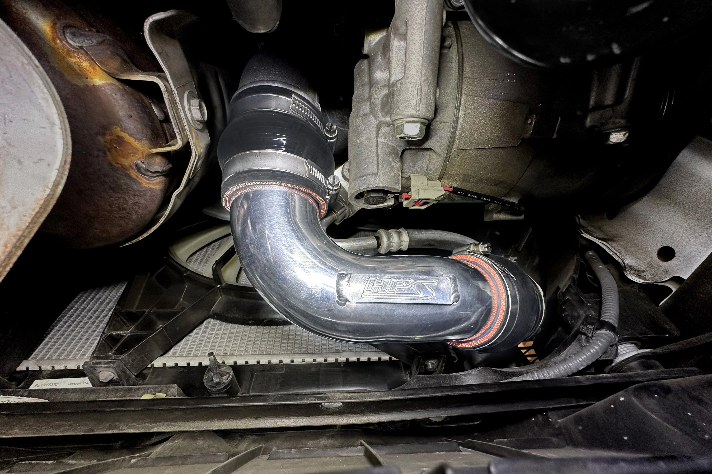 HPS Performance Intercooler Charge Pipe Honda Civic Type R 2.0L Turbo FL5 (23-24) [Cold and Hot Side] Polished or Black - Image 6