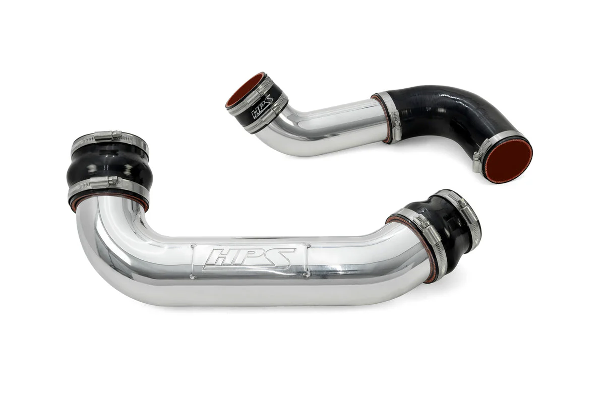 HPS Intercooler Charge Pipes for Acura MDX Type S 3.0L Turbo (2022-2026) Hot & Cold Side - Polished / Black / Red 17-163 - Image 2
