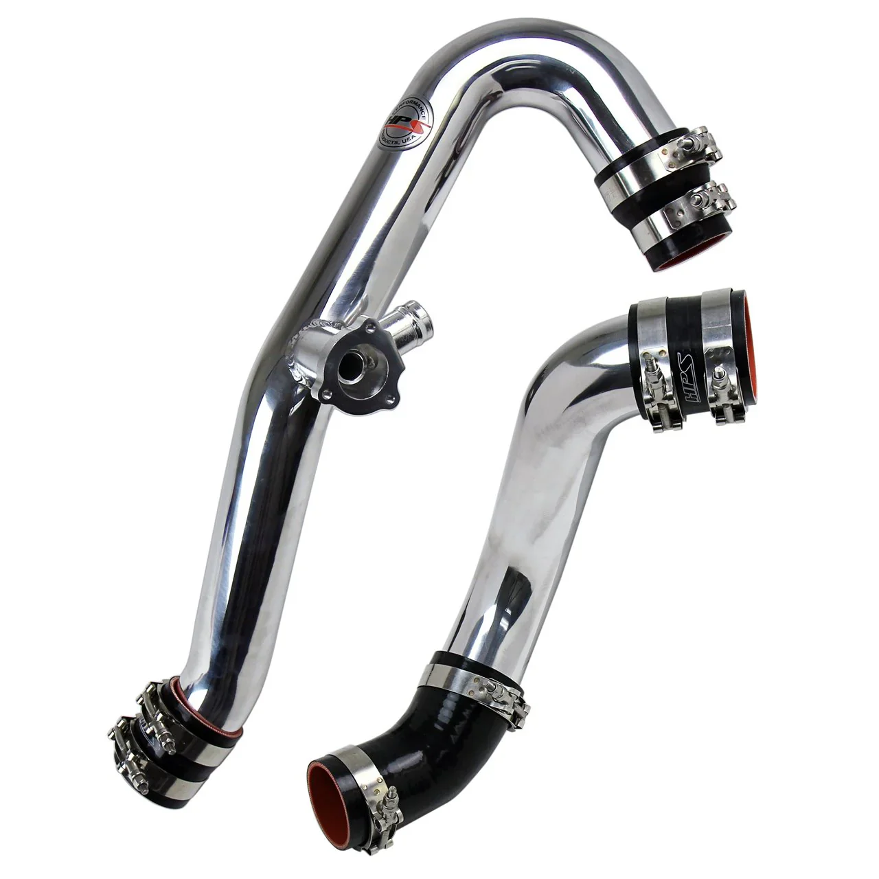 HPS Performance Intercooler Pipes Ford Mustang Ecoboost 2.3L (15-17) [Hot and Cold Side] Polished or Black Finish - Image 2