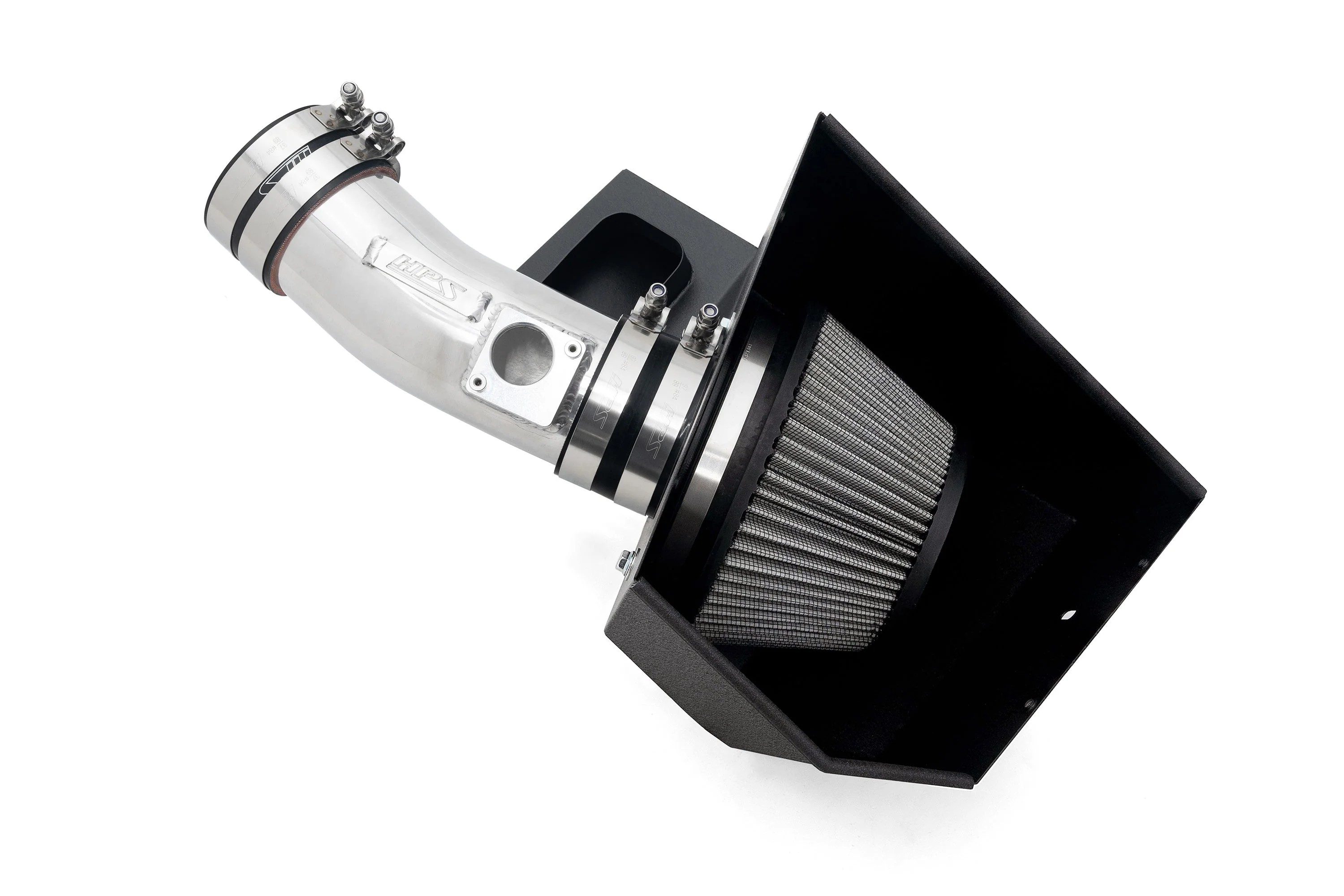 HPS Performance Air Intake Acura MDX 3.0L Turbo (22-25) Polished / Black / Red - Image 2
