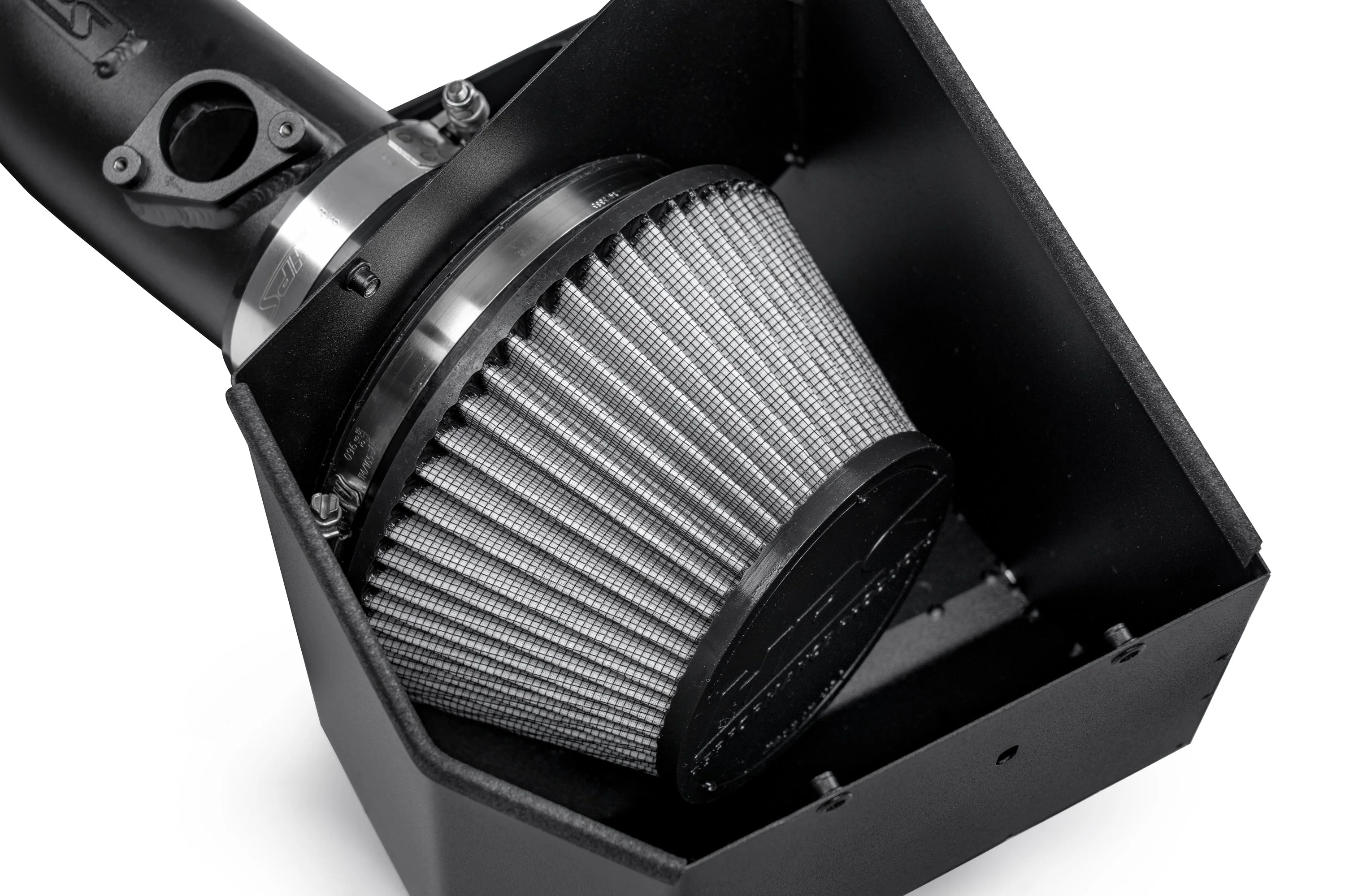 HPS Performance Air Intake Acura MDX 3.0L Turbo (22-25) Polished / Black / Red - Image 5