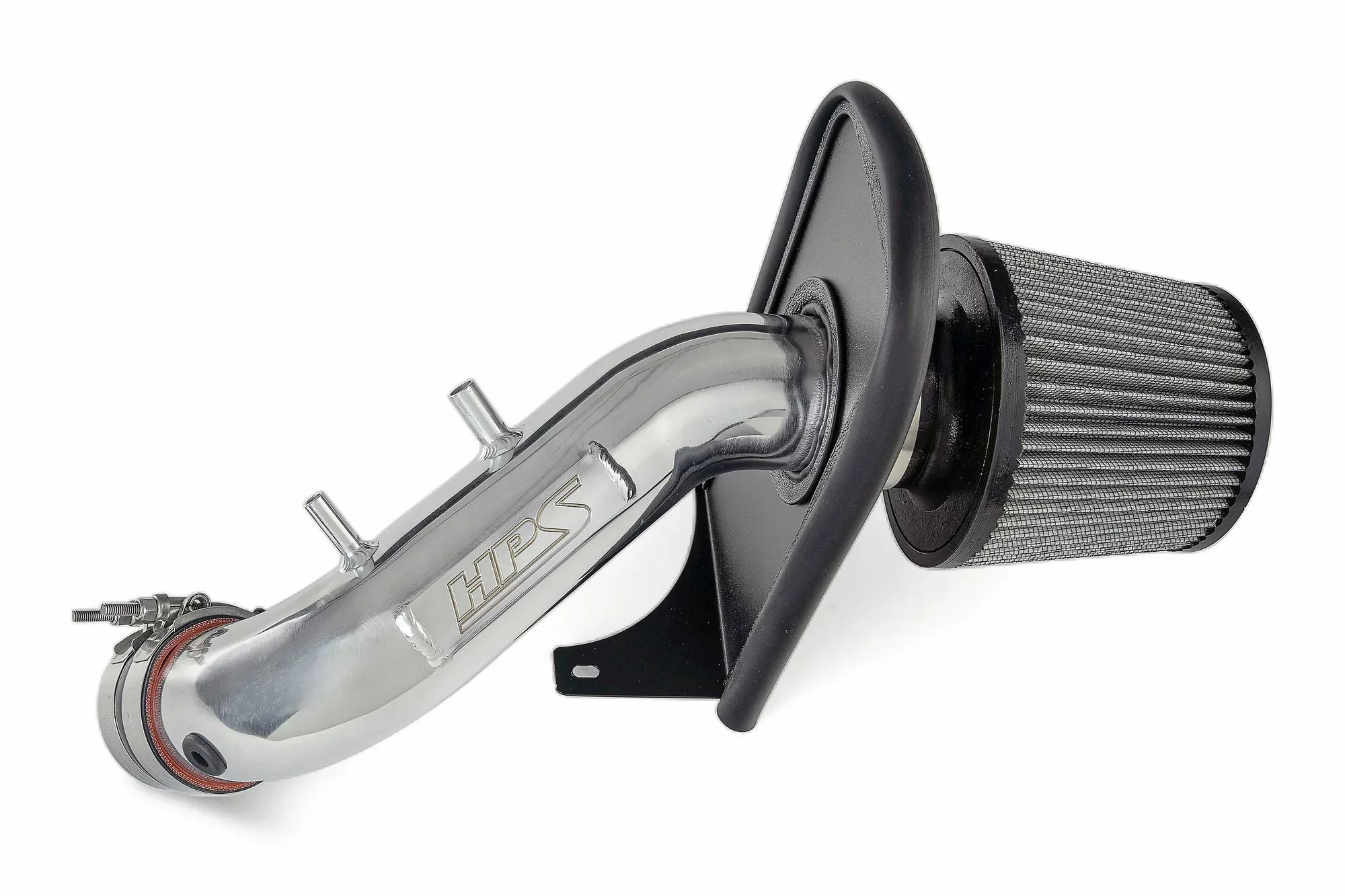 HPS Performance Air Intake Acura TSX 2.4L (2004-2008) Blue / Polished / Red / Wrinkle Black - Image 2