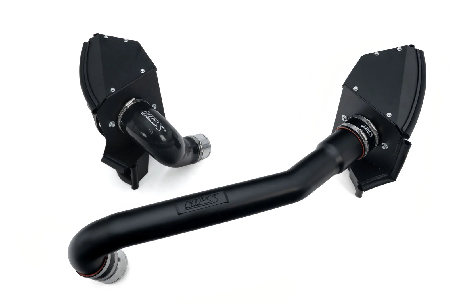 HPS Cold Air Intake BMW M2 M3 M4 G80 G82 G83 G87 S58 (21-25) with Heat Shield - Black / Blue / Red - Image 2