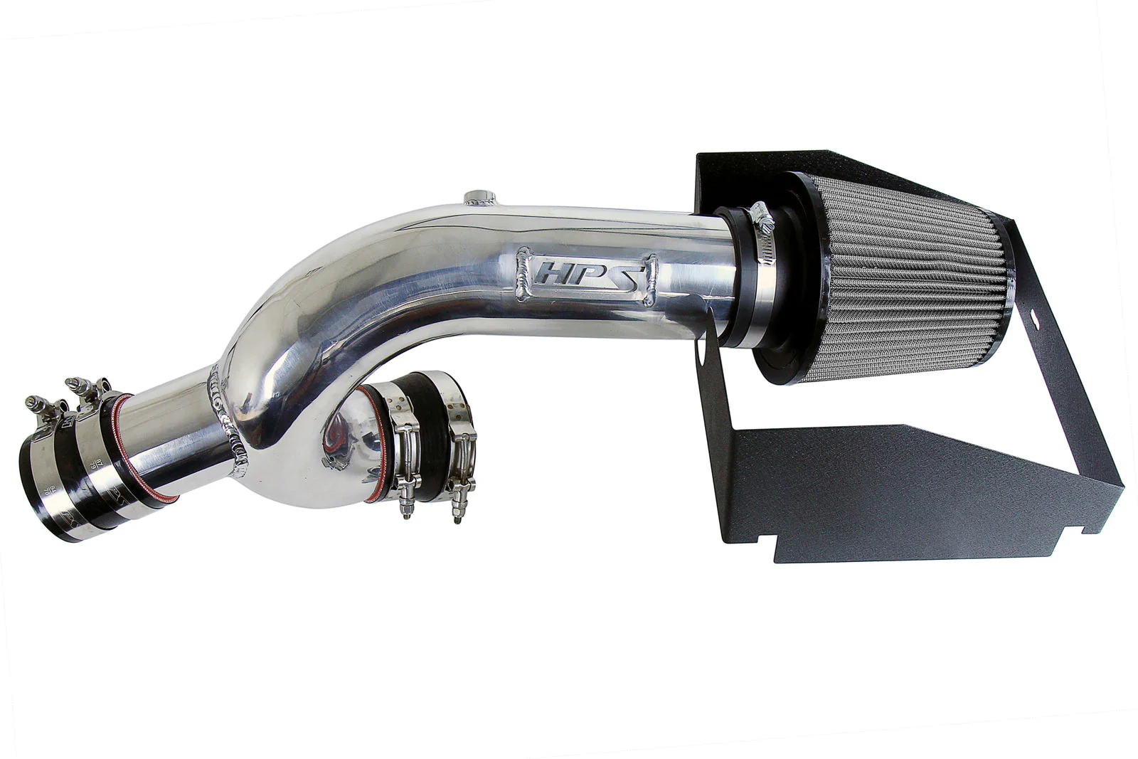 HPS Performance Air Intake Ford Expedition 3.5L V6 EcoBoost (2018-2024) with Heat Shield - Polished / Blue / Black / Red