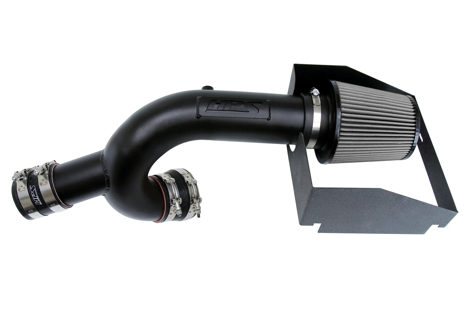 HPS Performance Air Intake Ford Expedition 3.5L V6 EcoBoost (2018-2024) with Heat Shield - Polished / Blue / Black / Red - Image 4